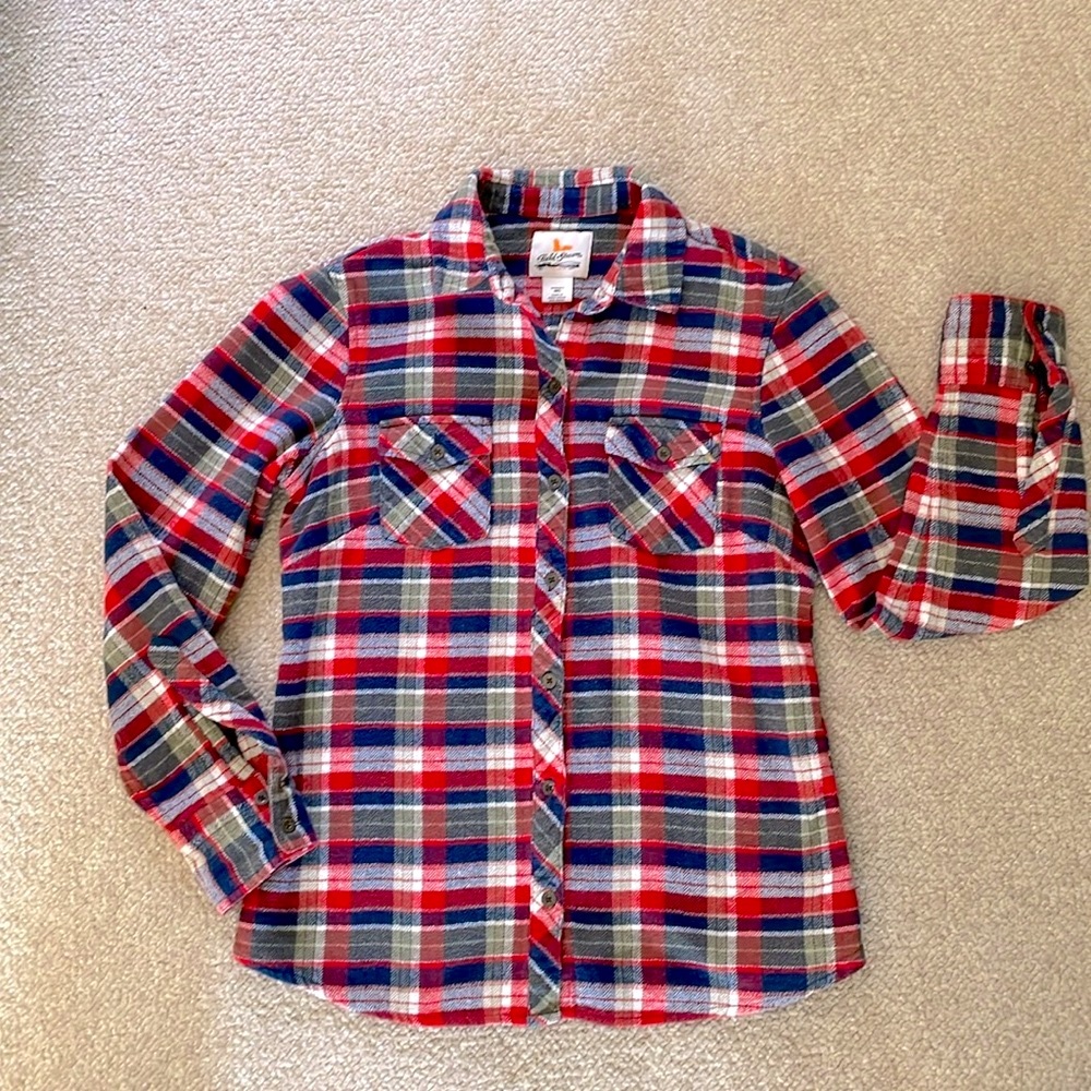 Field & Stream Cotton Flannel Shirt Like New